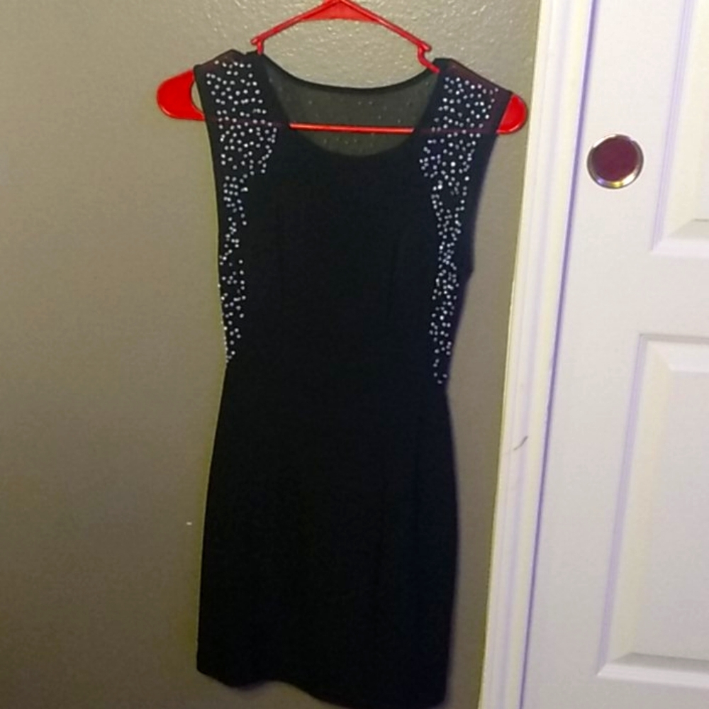 Fitted Black Homecoming Dress